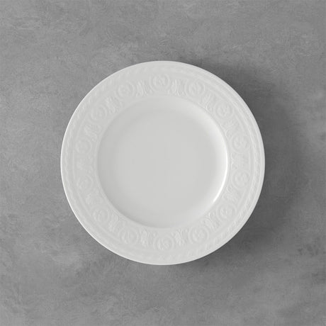 Set 6 piatti colazione Cellini Villeroy & Boch in porcellana bianca 22 cm