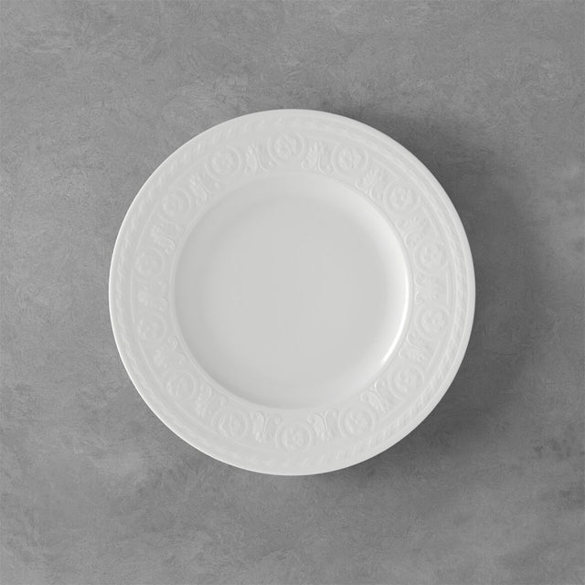 Set 6 piatti colazione Cellini Villeroy & Boch in porcellana bianca 22 cm