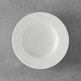 Set 6 piatti fondi Cellini Villeroy & Boch in porcellana bianca 24 cm