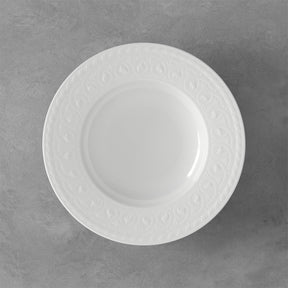 Set 6 piatti fondi Cellini Villeroy & Boch in porcellana bianca 24 cm