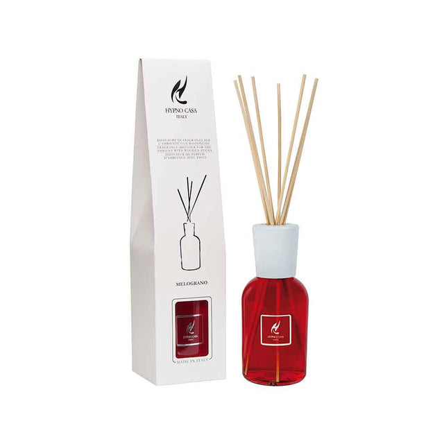 Diffusore a bastoncini Hypno Casa fragranza Melograno 250 ml