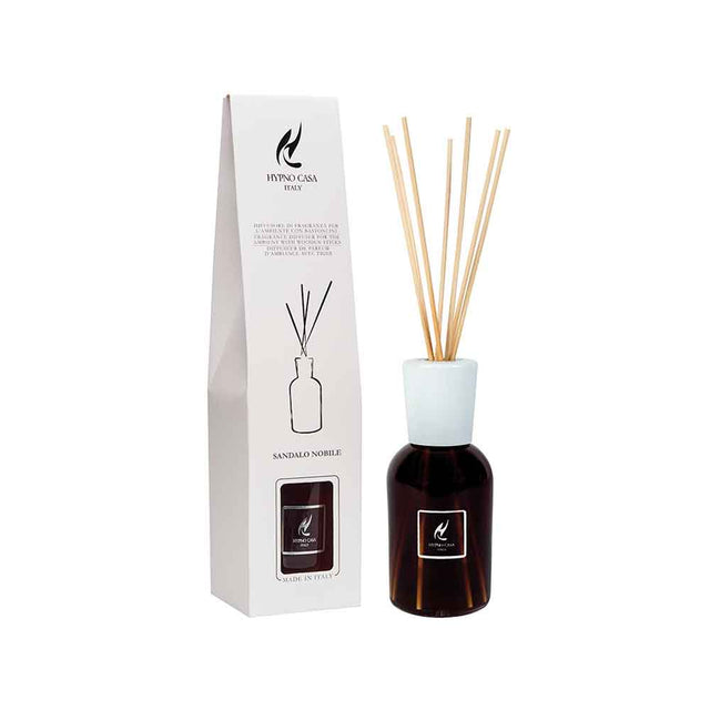 Diffusore a bastoncini Hypno Casa Sandalo Nobile flacone 250 ml