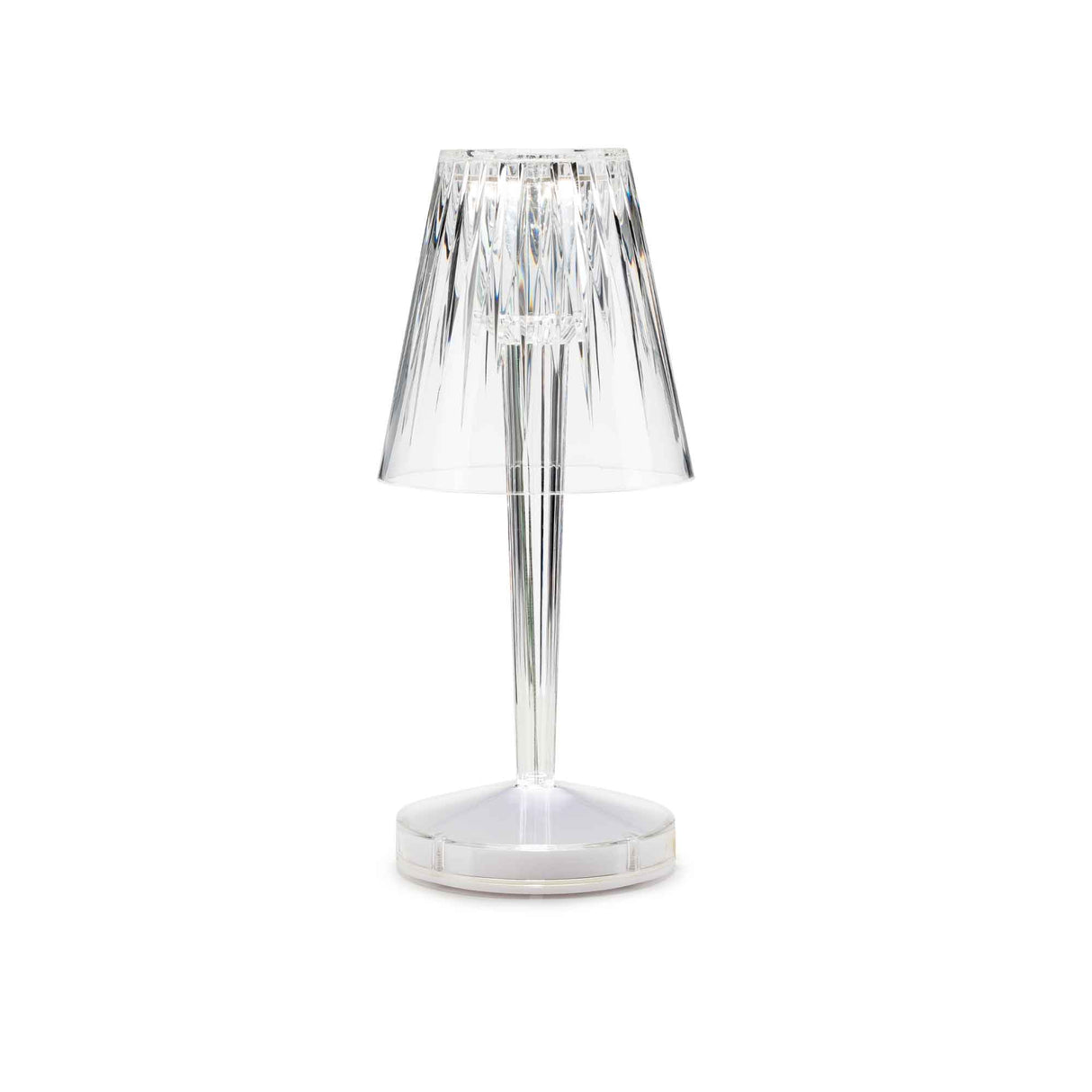 Lampada da tavolo Lamart in policarbonato trasparente 35 cm
