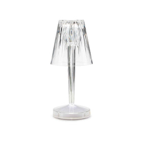 Lampada da tavolo Lamart in policarbonato trasparente 35 cm