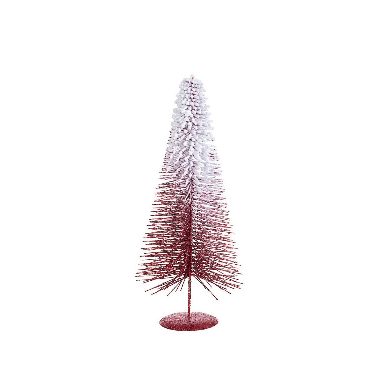 Cono abete rosso innevato Bizzotto in PVC altezza 40 cm