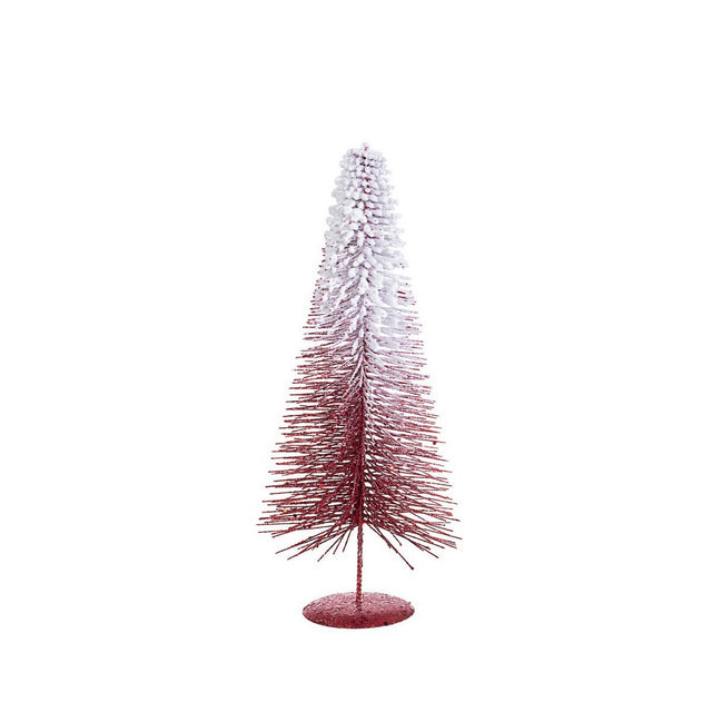 Cono abete rosso innevato Bizzotto in PVC altezza 40 cm