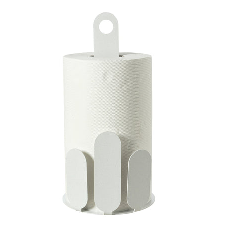 Porta rotoli cucina Park Arti & Mestieri in ferro finitura bianco marmo