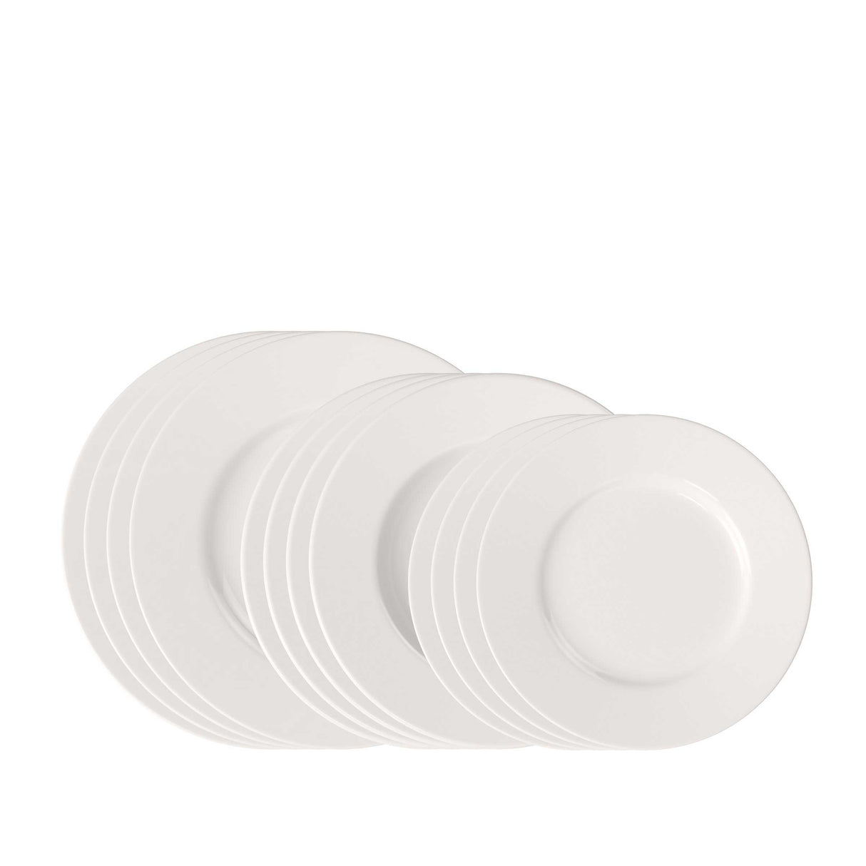 Set piatti Vivo Basic White Villeroy & Boch in porcellana 12 pezzi