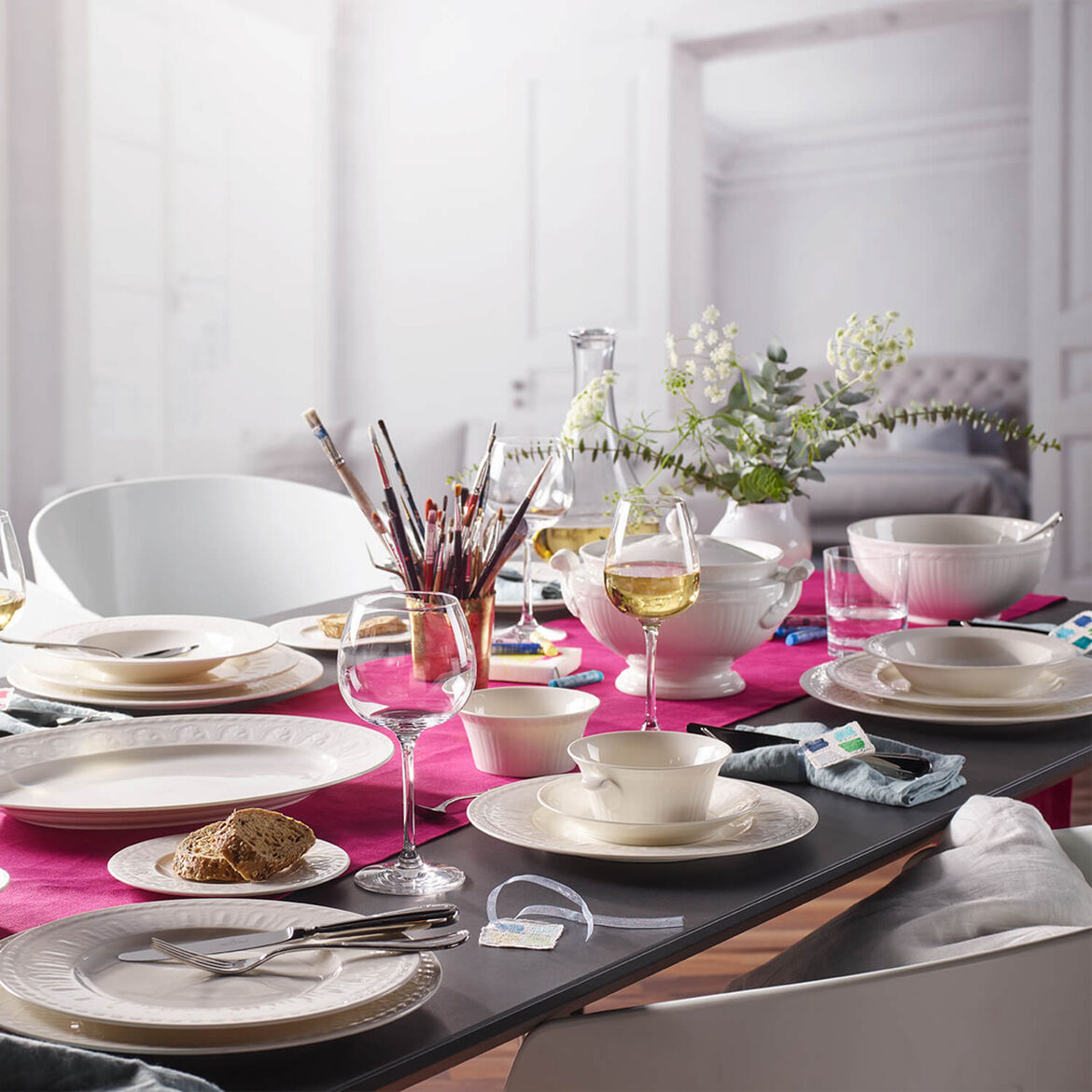 VILLEROY & BOCH Cellini Piatto Portata da Ovale 40cm Porcellana
