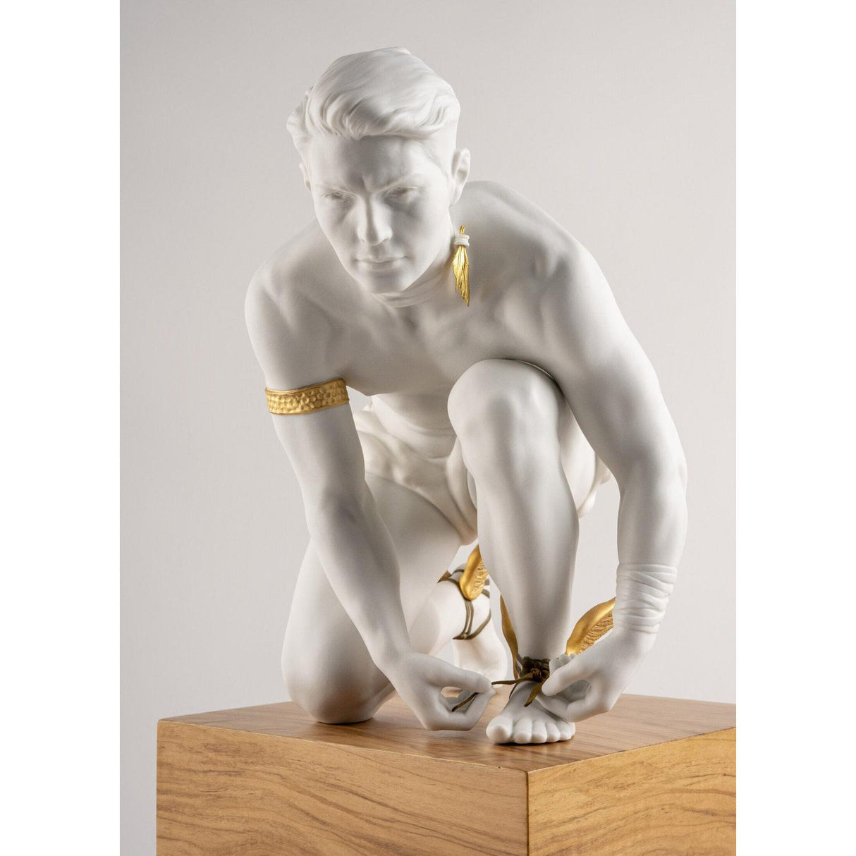 LLADRO' Scultura Hermes 47x23cm Porcellana