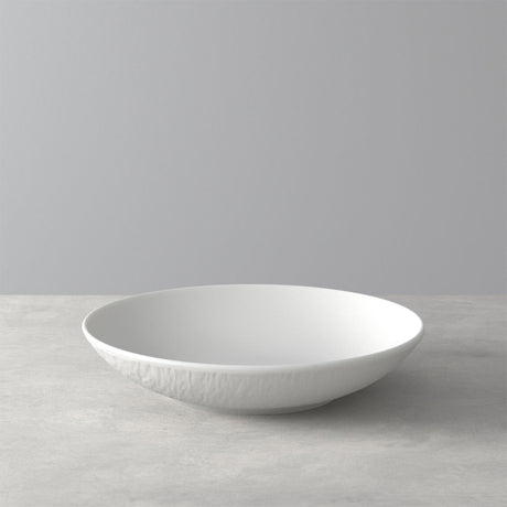 Piatto fondo Manufacture Rock Villeroy & Boch porcellana effetto ardesia