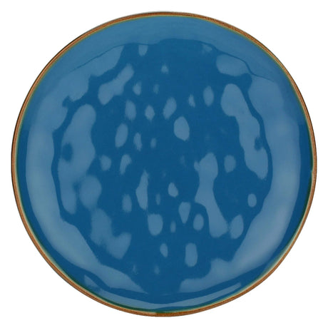 Piatto frutta Concerto Rose & Tulipani in stoneware blu avio 20 cm