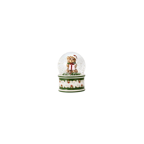 Palla di neve Christmas Toys Villeroy & Boch in vetro e porcellana 9 cm