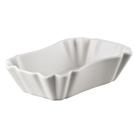 Ciotola Do Not Litter Rosenthal in porcellana bianca 14,5x9 cm