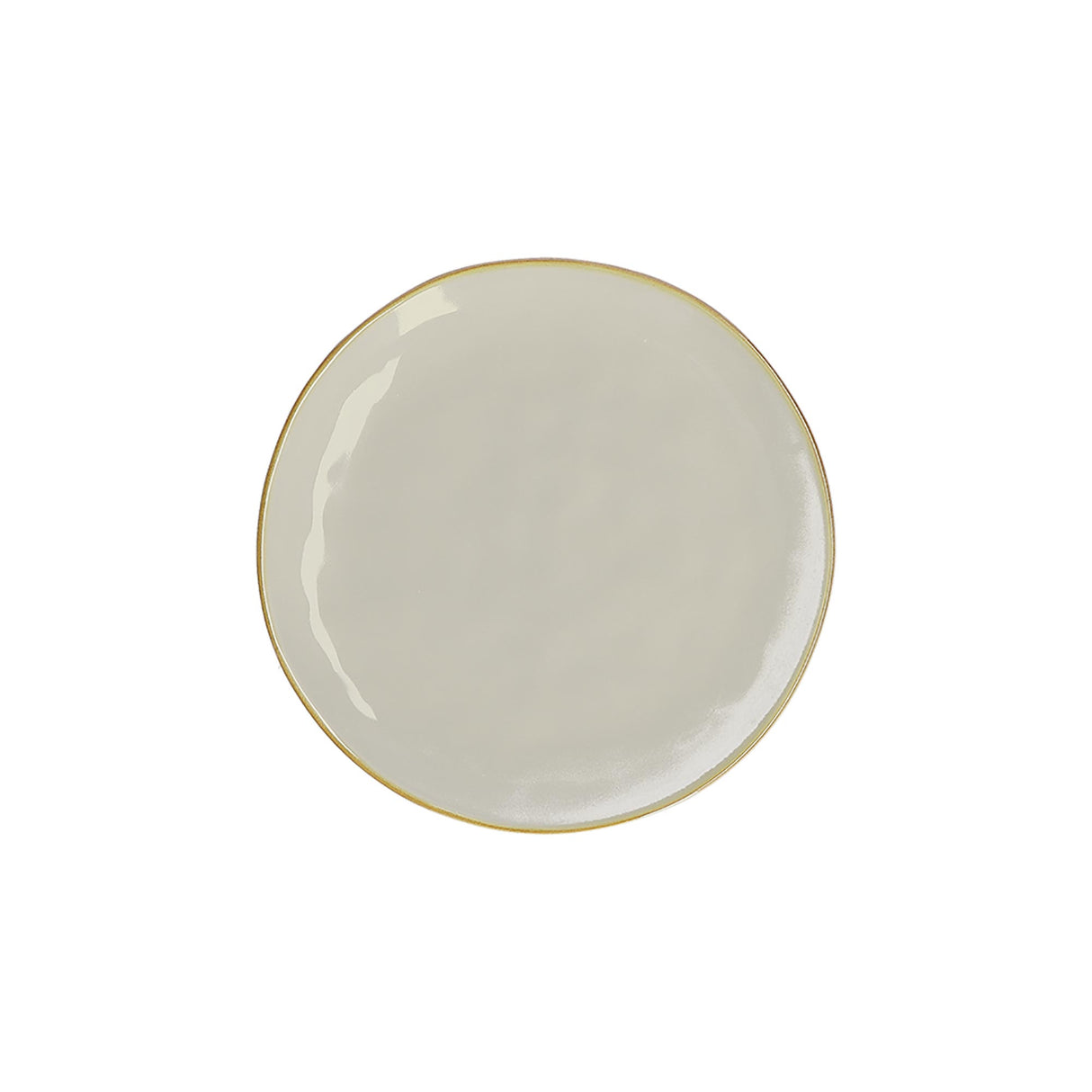 Piatto frutta Concerto Rose & Tulipani in stoneware grigio 20 cm