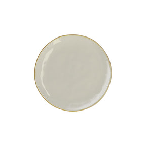 Piatto frutta Concerto Rose & Tulipani in stoneware grigio 20 cm