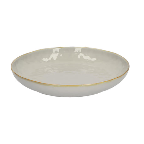 Piatto Gourmet Concerto Rose & Tulipani in stoneware grigio 30 cm