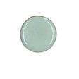 Piatto frutta Concerto Rose & Tulipani in stoneware verde 20 cm
