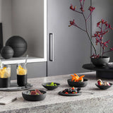VILLEROY & BOCH Iconic La Boule Servizio Tavola Piatti Porcellana Nero