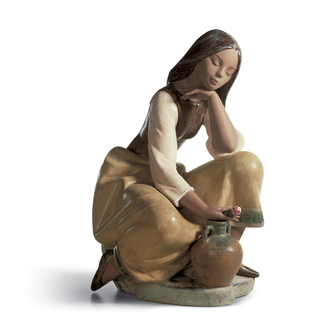 LLADRO' - Romantic Water Carrier Figure Sculpture Statue 01013525