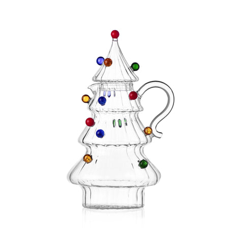 Brocca Christmas Tales Ichendorf in vetro borosilicato con decoro 1200 ml