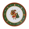 Piatto da portata Happy Christmas Hutschenreuther in porcellana decorata 31cm