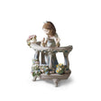 Statuina Bimba Il Risveglio Della Primavera Lladrò porcellana 24x18 cm