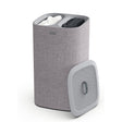 Cesto portabiancheria Tota Joseph Joseph a due scomparti grigio 60L