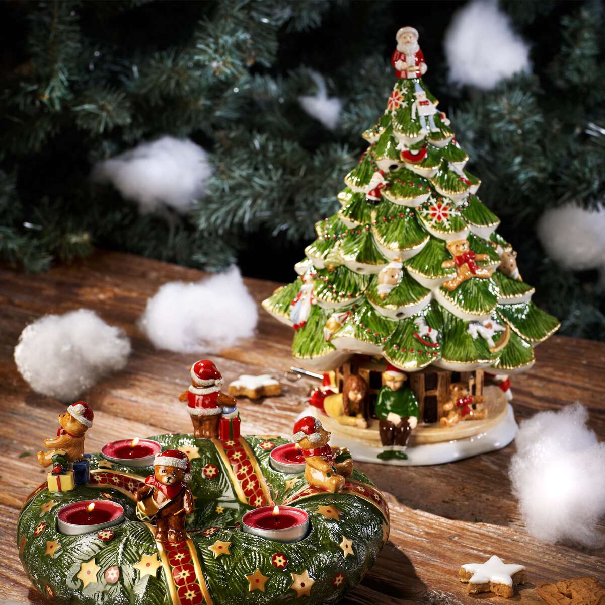 VILLEROY & BOCH Christmas Toys Memory Albero di Natale con Bambini 30,5cm Porcellana