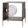 Credenza Globe Arti & Mestieri in metallo laccato colore fango e oro