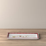 VILLEROY & BOCH - Winter Bakery Delight Piatto Torta Rettangolare 39x17cm Tavola Natalizia