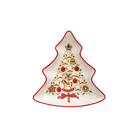 Ciotola Albero di Natale Villeroy & Boch in porcellana decorata 17 cm