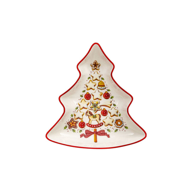 Ciotola Albero di Natale Villeroy & Boch in porcellana decorata 17 cm