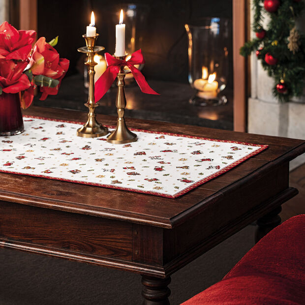 VILLEROY & BOCH Toy's Delight Runner Gobelin XL 49x143cm Cotone Tavola Natalizia
