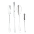 Set posate Leaf Sambonet in acciaio inox 24 pezzi design sinuoso
