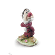 Statuetta Brontolo Lladrò in porcellana glitterata 13x9 cm