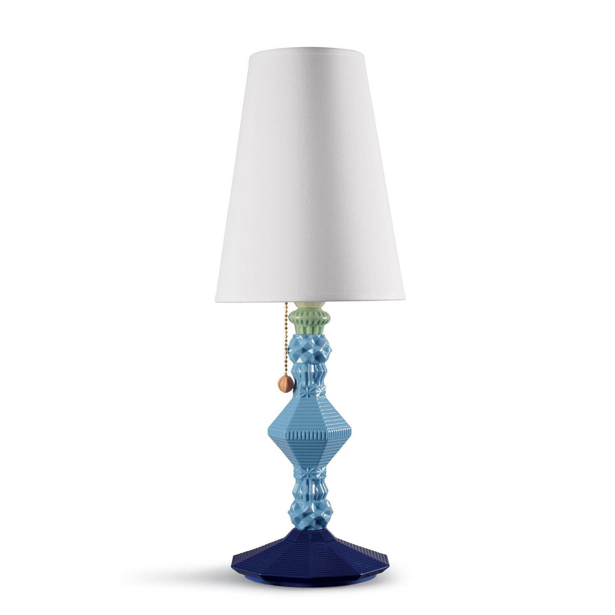 Lampada da tavolo Belle De Nuit Lladrò in porcellana 57x20 cm