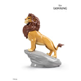 Statuetta Simba Lladrò in porcellana lucida decorata 23x19 cm