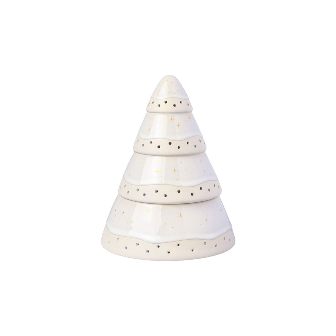 Portacandelina Albero Villeroy & Boch in porcellana bianca 18,5 cm