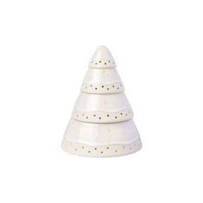 Portacandelina Albero Villeroy & Boch in porcellana bianca 18,5 cm