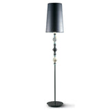Lampada da terra Belle de Nuit Lladrò in porcellana bianca 181x32 cm
