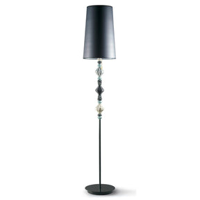 Lampada da terra Belle de Nuit Lladrò in porcellana bianca 181x32 cm
