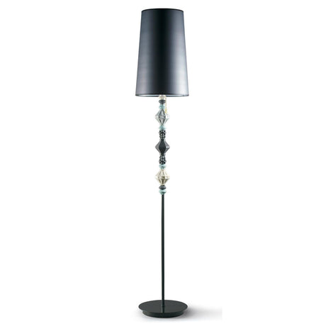Lampada da terra Belle de Nuit Lladrò in porcellana bianca 181x32 cm