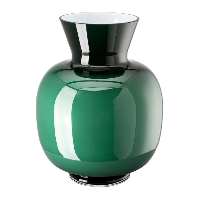 Vaso Anna Rosenthal in vetro verde design moderno 34 cm