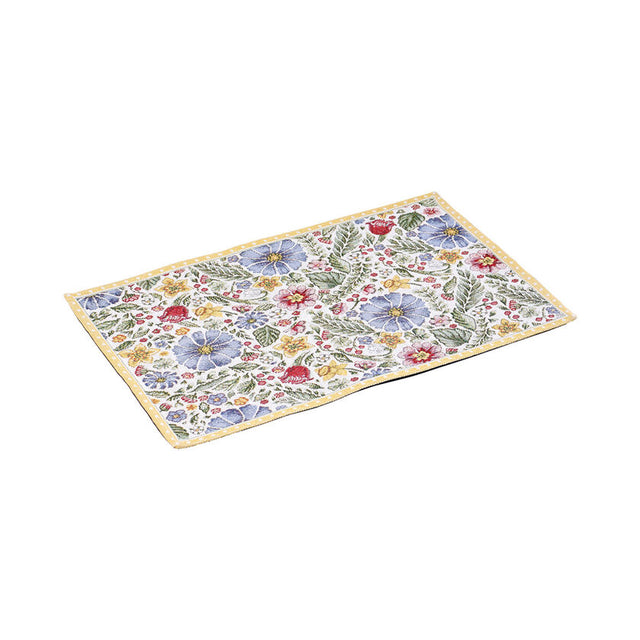 Tovaglietta Spring Awakening Villeroy & Boch in cotone con motivo floreale