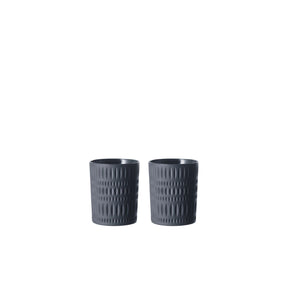 Set 2 bicchieri whisky Ethno Nachtmann in cristallo con intagli 304ml