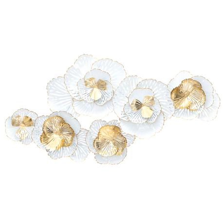 Pannello decorativo Mauro Ferretti in ferro stile glam 148x78 cm