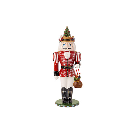 Schiaccianoci natalizio Villeroy & Boch in porcellana decorata 37 cm