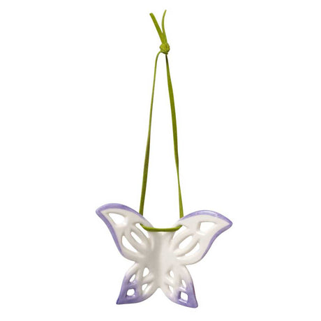 Pendaglio Farfalla Villeroy & Boch in porcellana decorata 6 cm