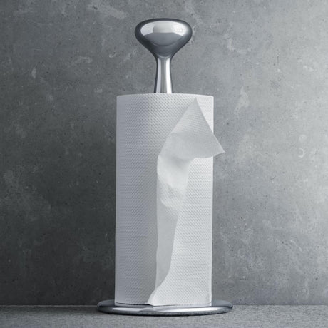 Porta rotolo Alfredo Georg Jensen in acciaio inox lucido 32 cm